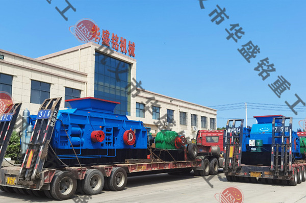 兩檯1810型液(ye)壓(ya)對輥(gun)製(zhi)砂機髮徃(wang)河(he)北秦(qin)皇島
